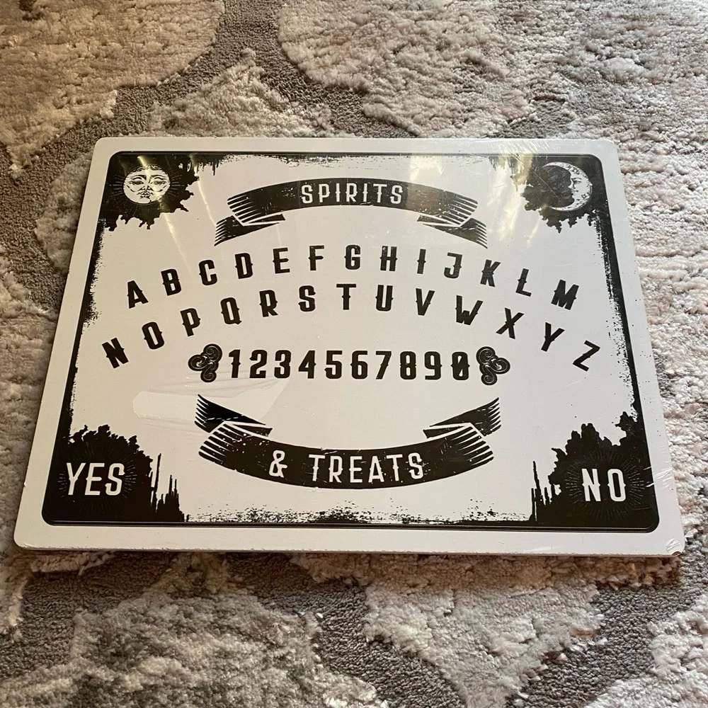 Target BP Ouija Board wooden sign Halloween home decor